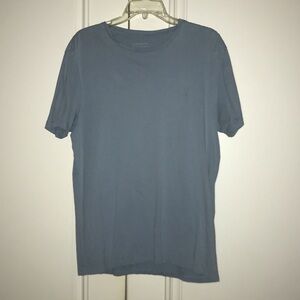 All Saints Slate Blue Short Sleeve Tee